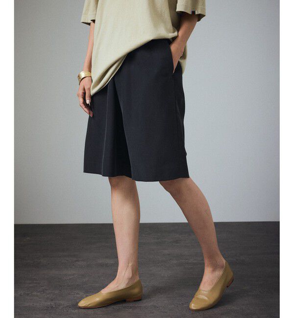 SALON adam et rope'「[25SS]GENTLE SILKショートパンツ【セットアップ対応】」|チノ|