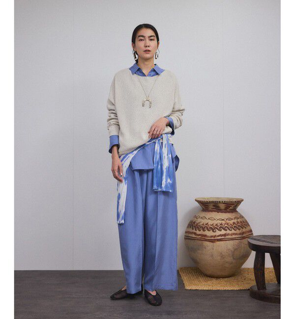 SALON adam et rope'「[25SS]GENTLE SILK シャツ【セットアップ対応】」|シャツ・ブラウス|