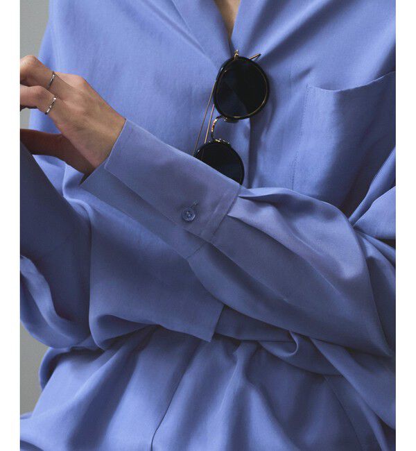 SALON adam et rope'「[25SS]GENTLE SILK シャツ【セットアップ対応】」|シャツ・ブラウス|