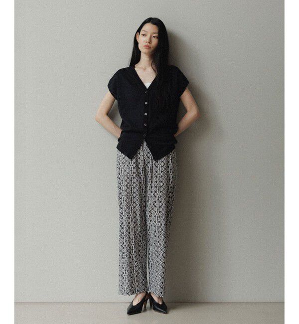 SALON adam et rope'「リネンニットベスト2WAYカーディガン［ドライタッチ・洗える］」|カーディガン|