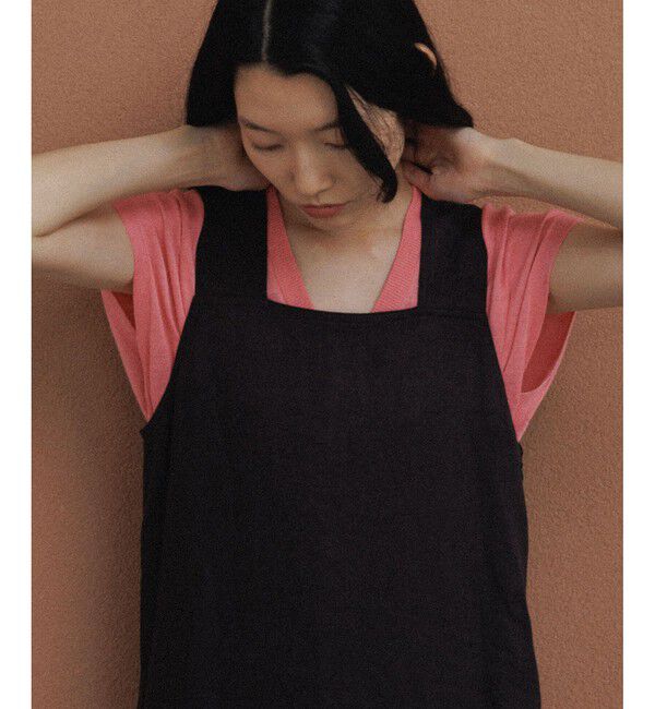 SALON adam et rope'「リネンニットベスト2WAYカーディガン［ドライタッチ・洗える］」|カーディガン|