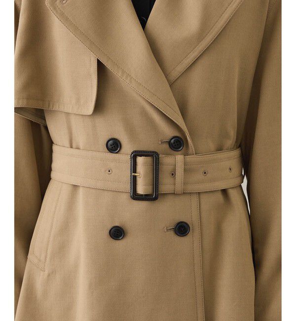 ROPE「【MANTECO(マンテコ)】テンセルウールミドル丈トレンチコート」|トレンチコート|