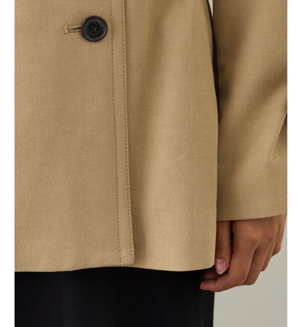 ROPE「【MANTECO(マンテコ)】テンセルウールミドル丈トレンチコート」|トレンチコート|