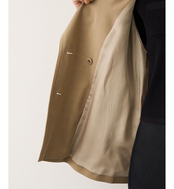 ROPE「【MANTECO(マンテコ)】テンセルウールミドル丈トレンチコート」|トレンチコート|