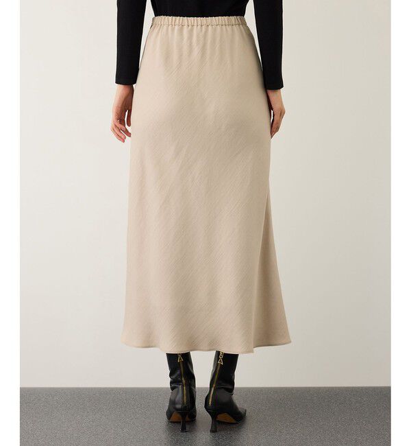 ROPE「リンクルサテンマーメイドスカート」|スカート|