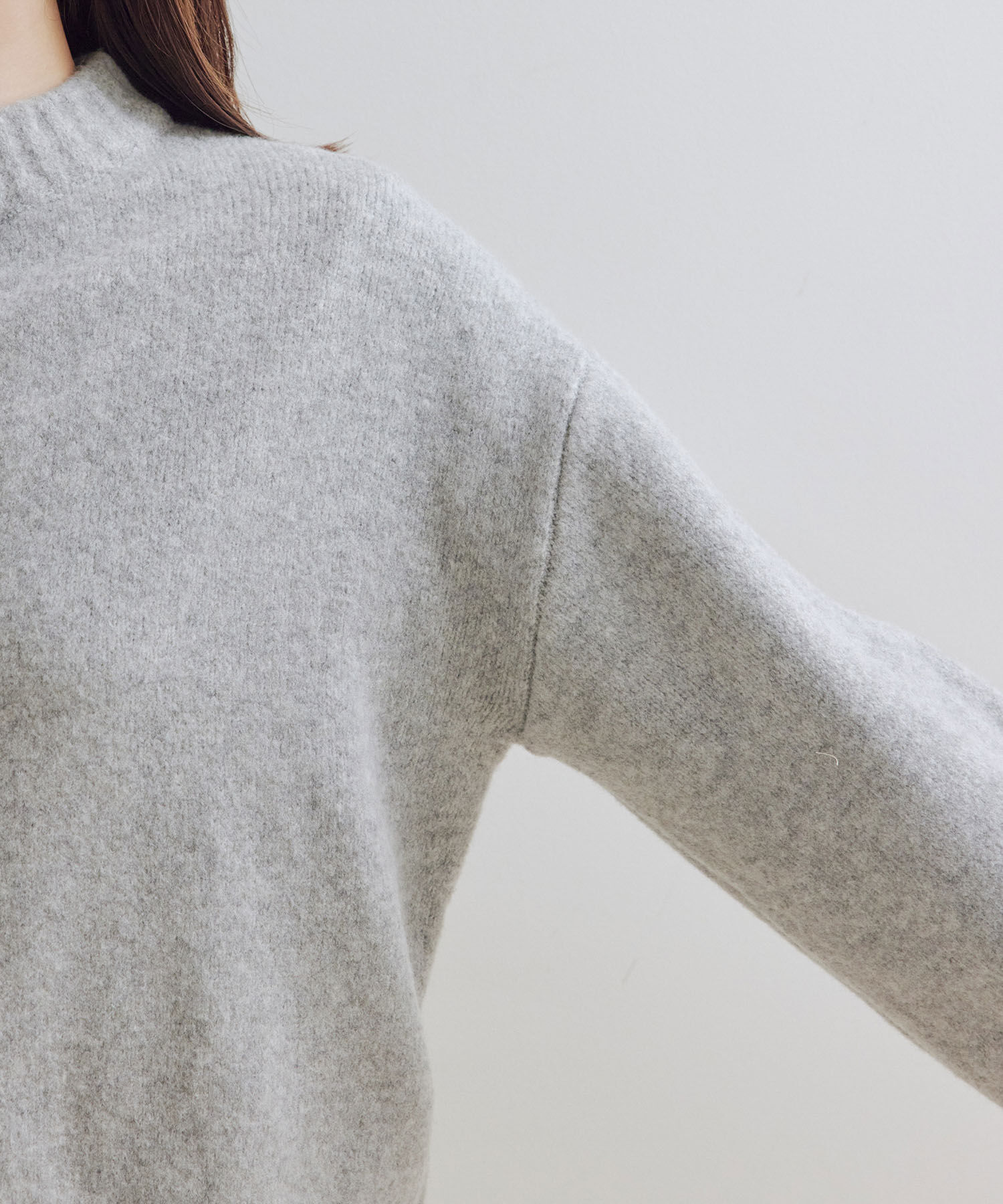 VIS「【洗える】レトロ釦ボリュームスリーブカーディガン」|カーディガン|