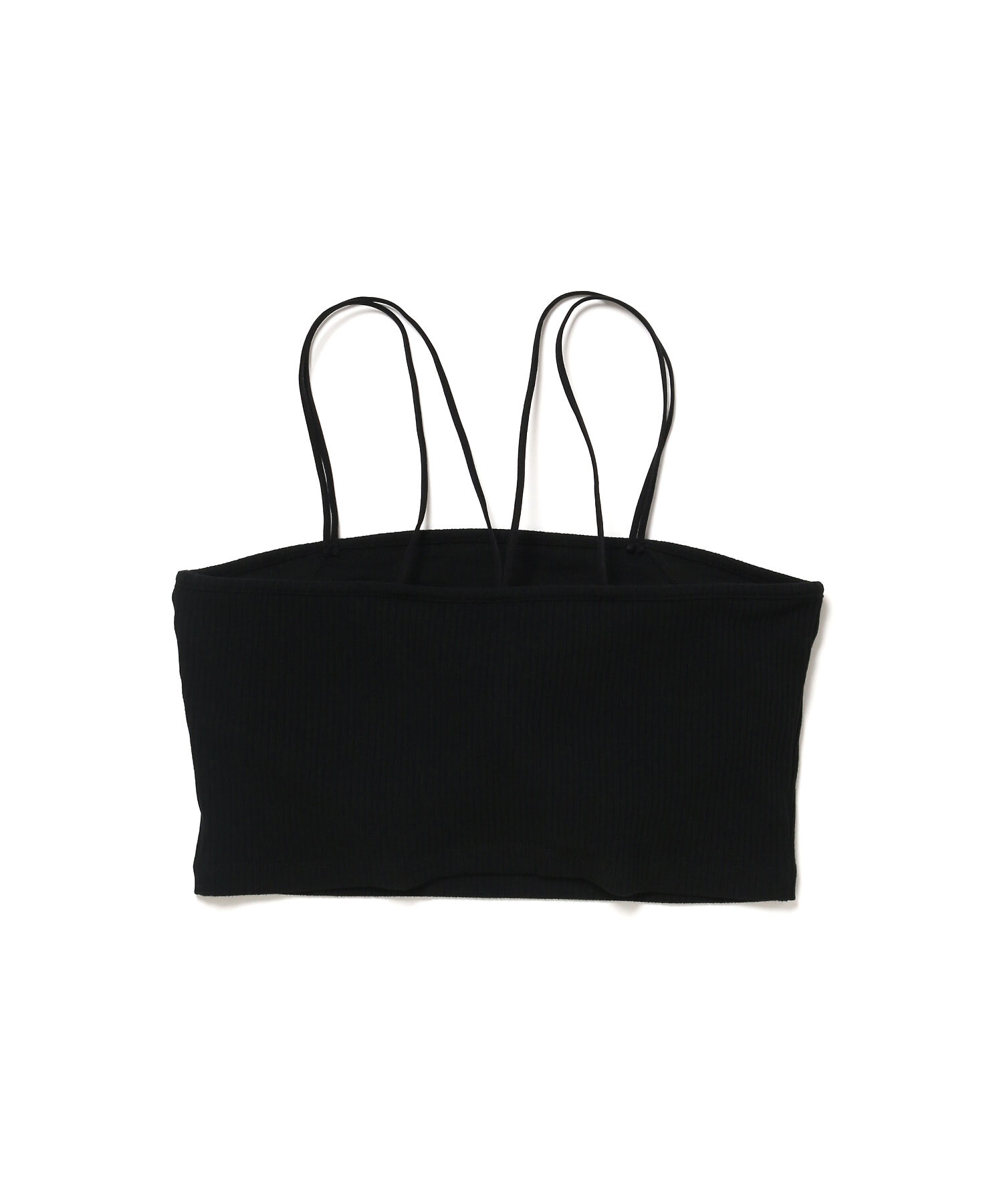 VIS「【ViVi12月号掲載】【選べる着丈】カップ付きロゴ刺繍キャミソール【洗える】」|キャミソール|