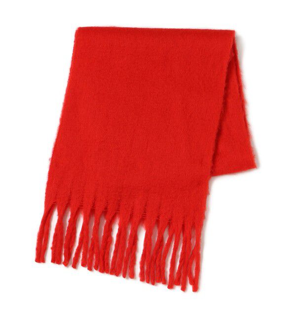 VIS「ふっくら柔らか無地フリンジストール」|ストール|