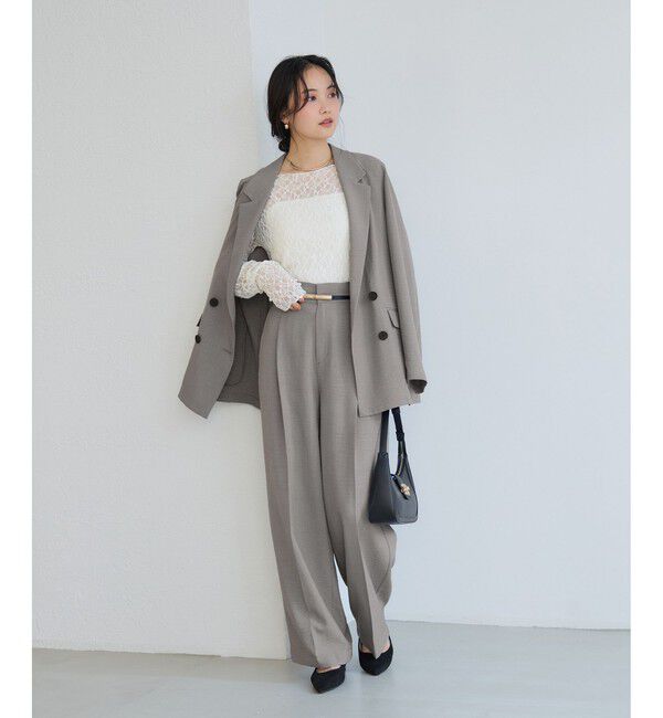 VIS「美easyリネンライクテーラードジャケット/イージーケア・接触冷感・セットアップ対応」|テーラードジャケット|