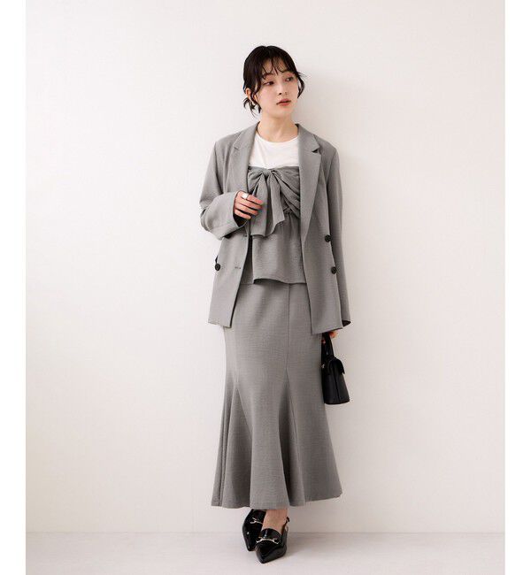 VIS「美easyリネンライクテーラードジャケット/イージーケア・接触冷感・セットアップ対応」|テーラードジャケット|