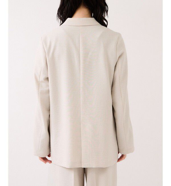 VIS「美easyリネンライクテーラードジャケット/イージーケア・接触冷感・セットアップ対応」|テーラードジャケット|