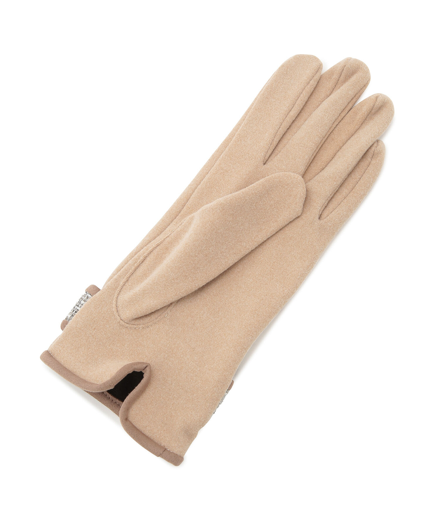 ROPE PICNIC PASSAGE「パイピングツイードリボングローブ」|手袋|