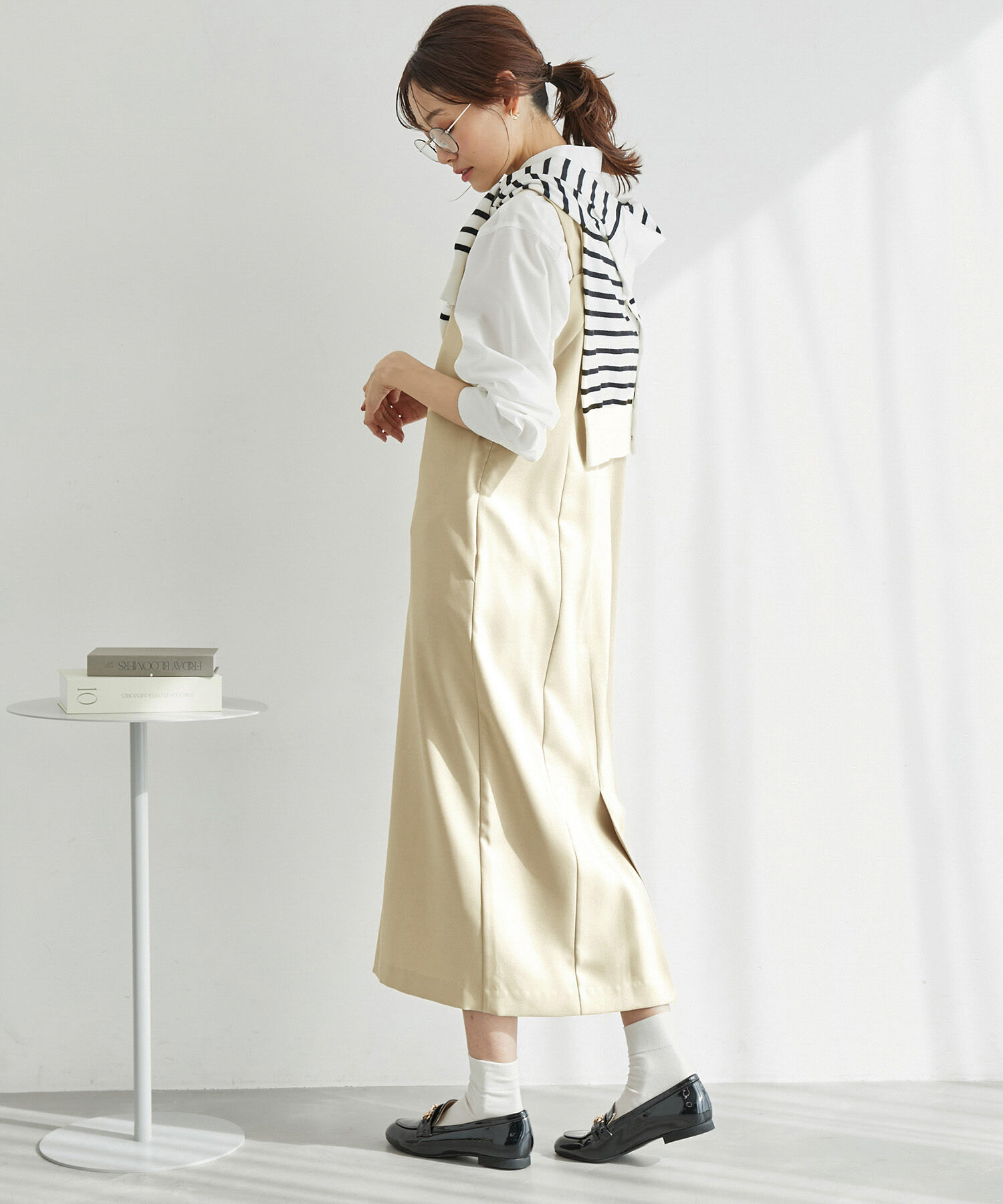 Rope&rsquo;Picnic「ブライトシリーズ/ジャンパースカート/2WAY・リンクコーデ」|ジャンパースカート|