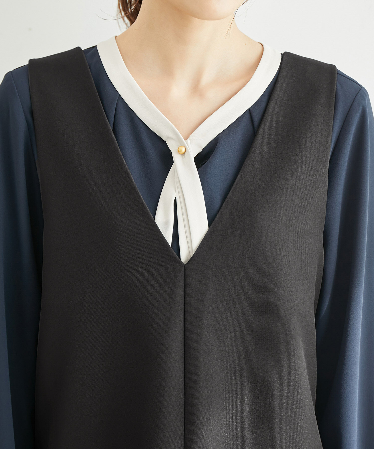 Rope&rsquo;Picnic「ブライトシリーズ/ジャンパースカート/2WAY・リンクコーデ」|ジャンパースカート|