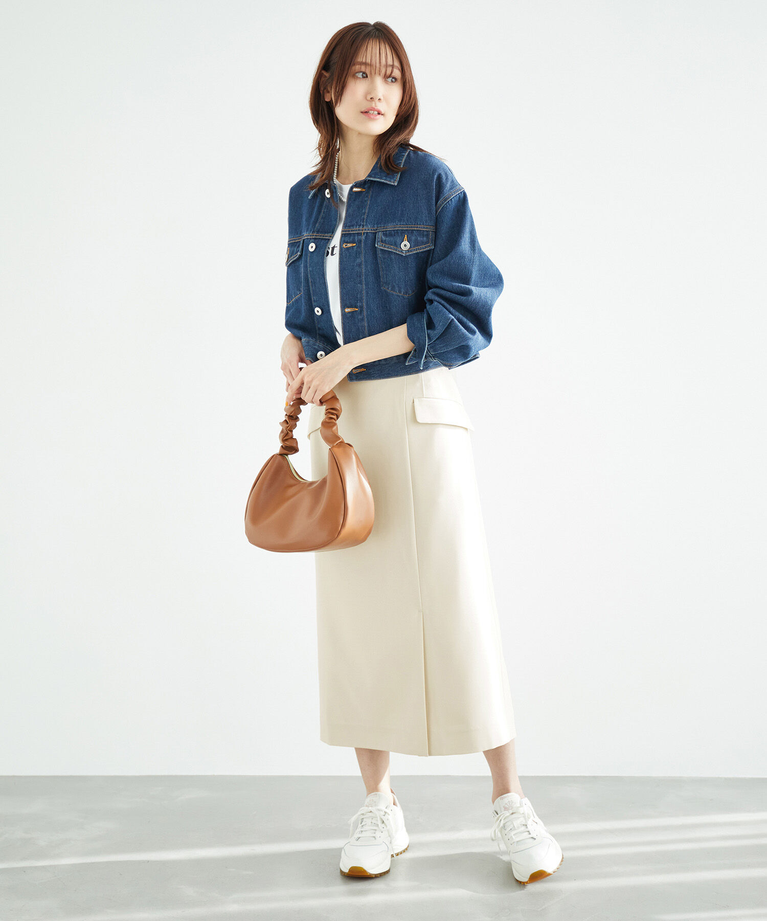 Rope&rsquo;Picnic「フロントデザインスカート」|スカート|