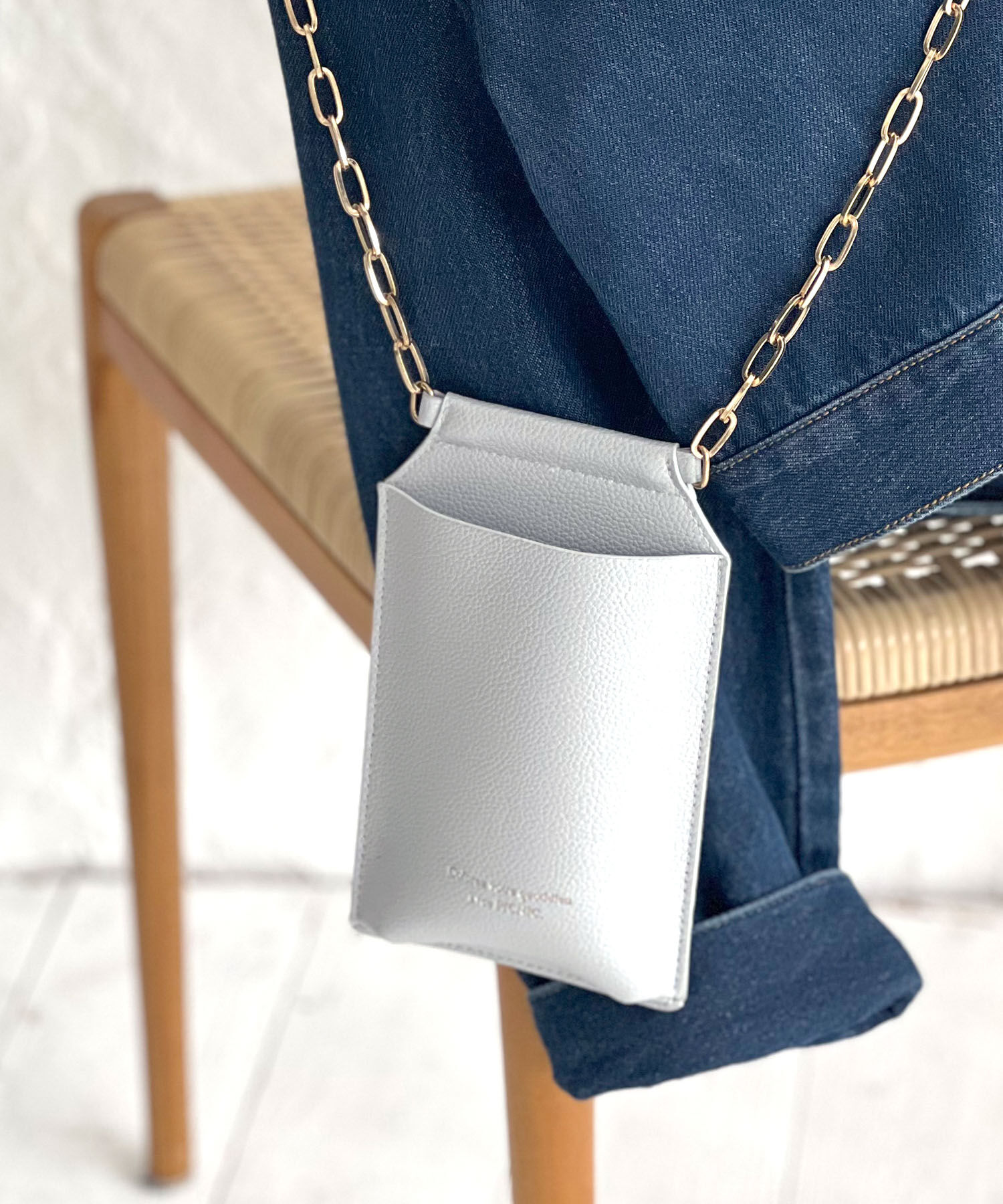 ROPE PICNIC PASSAGE「スマホウォレットチェーンショルダーバッグ」|ショルダー・メッセンジャー|シルバー(93)