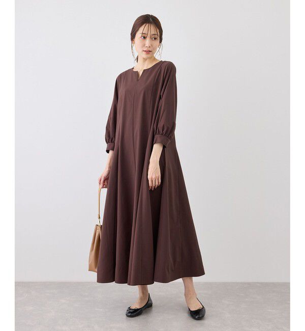 Rope&rsquo;Picnic「7分袖リラックスワンピース」|ワンピース|