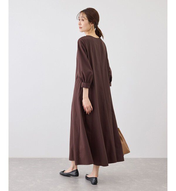 Rope&rsquo;Picnic「7分袖リラックスワンピース」|ワンピース|