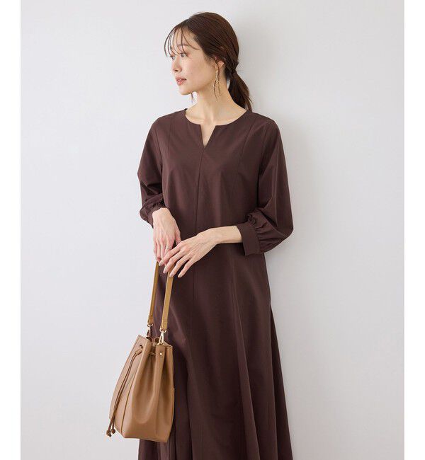 Rope&rsquo;Picnic「7分袖リラックスワンピース」|ワンピース|