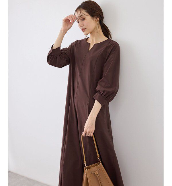 Rope&rsquo;Picnic「7分袖リラックスワンピース」|ワンピース|