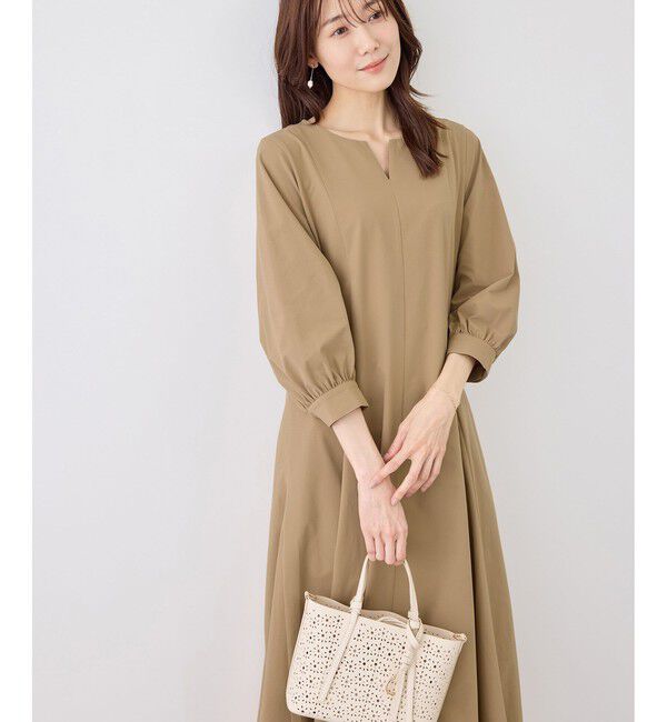 Rope&rsquo;Picnic「7分袖リラックスワンピース」|ワンピース|