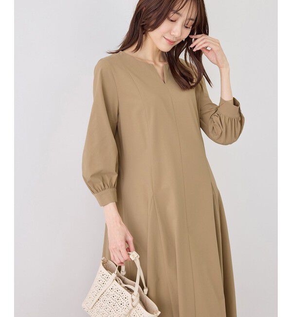 Rope&rsquo;Picnic「7分袖リラックスワンピース」|ワンピース|