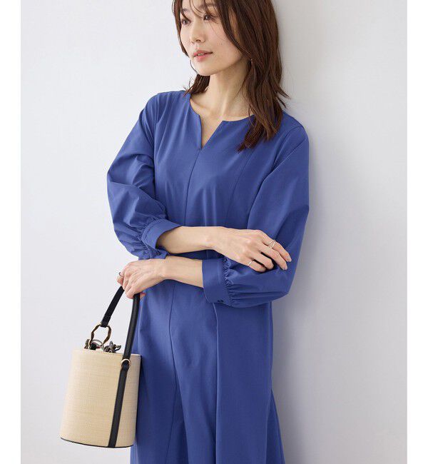 Rope&rsquo;Picnic「7分袖リラックスワンピース」|ワンピース|