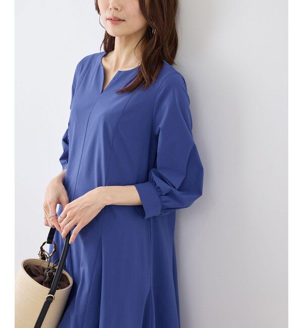 Rope&rsquo;Picnic「7分袖リラックスワンピース」|ワンピース|