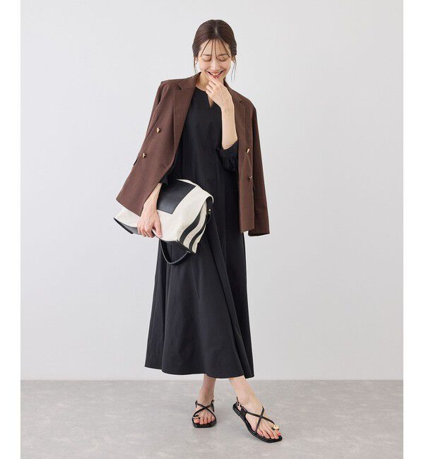 Rope&rsquo;Picnic「7分袖リラックスワンピース」|ワンピース|