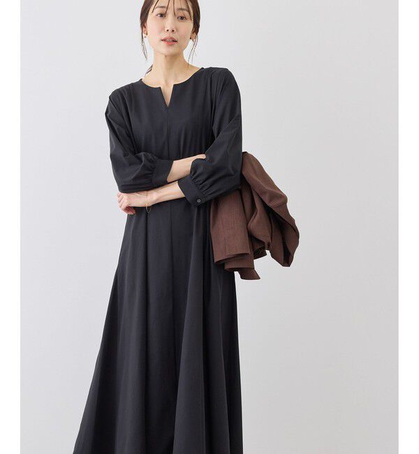 Rope&rsquo;Picnic「7分袖リラックスワンピース」|ワンピース|