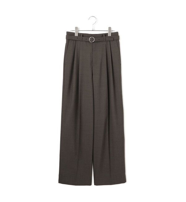 ADAM ET ROPE'「【EMOELLE】ベルテッドスラックス」|スラックス|