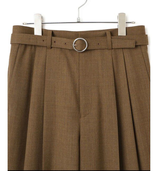 ADAM ET ROPE'「【EMOELLE】ベルテッドスラックス」|スラックス|