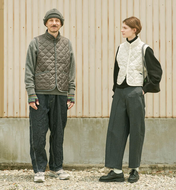  「LAVENHAM | 〈別注〉 スタンドカラー キルティングベスト MEN」|ダウンベスト・ベスト|