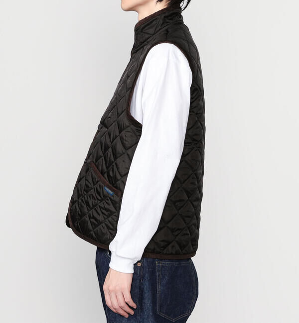  「LAVENHAM | 〈別注〉 スタンドカラー キルティングベスト MEN」|ダウンベスト・ベスト|