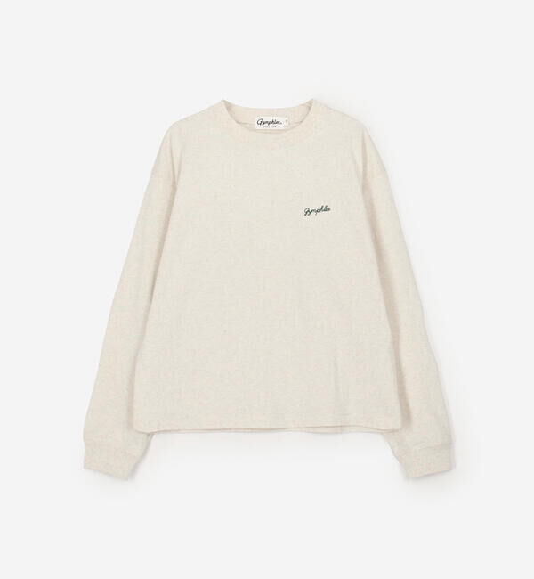 GYMPHLEX「Gymphlex | コットンジャージー クルーネック長袖Tシャツ WOMEN」|Tシャツ・カットソー|