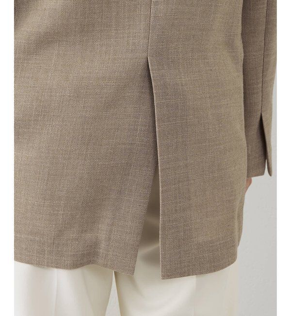  「リネンライクダブルテーラードジャケット」|テーラードジャケット|