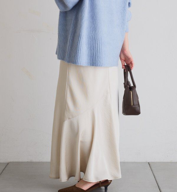  「【IDE監修大きめサイズ/WEB限定リバイバル】サテンマーメイドスカート」|スカート|