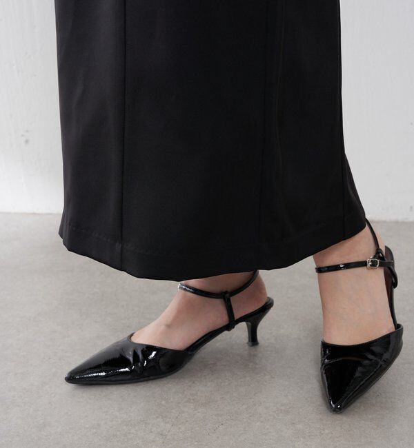  「刺繍レースマットサテンワンピース」|ワンピース|