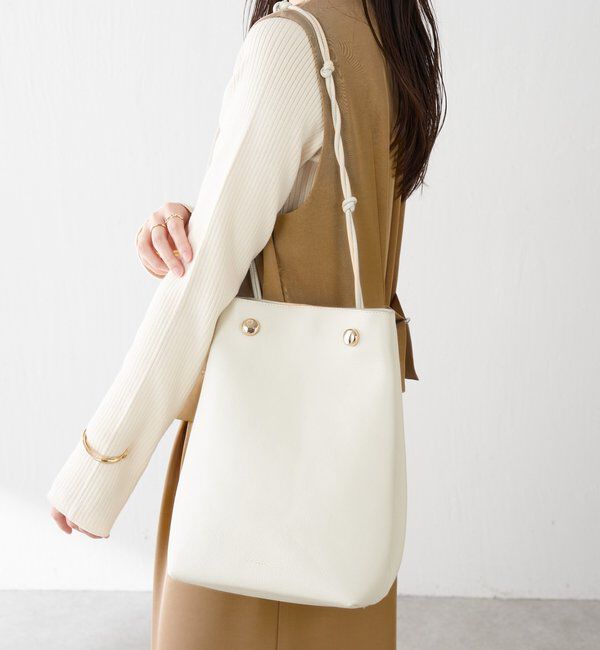  「【PAPILLONNER/パピヨネ】レクタングルレザーバッグ」|トートバッグ|