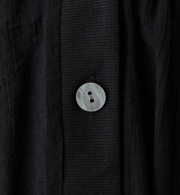  「《1枚で着映える》ギャザー切替シャツカーディガン」|シャツ・ブラウス|