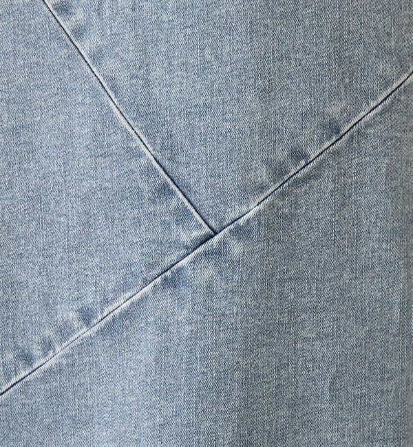  「Q.anosリラックススリムデニムワンピース」|ワンピース|