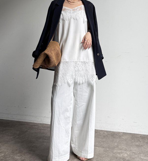  「レースキャミチュニック」|シャツ・ブラウス|