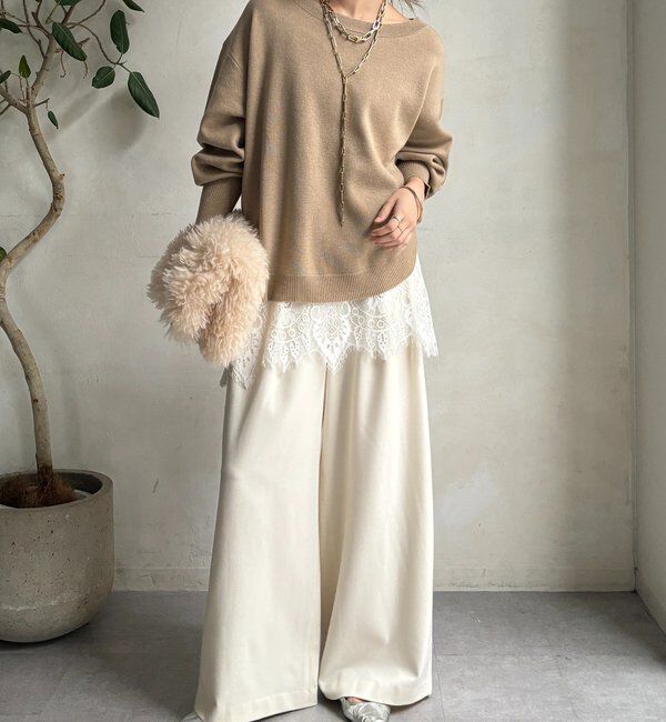  「レースキャミチュニック」|シャツ・ブラウス|