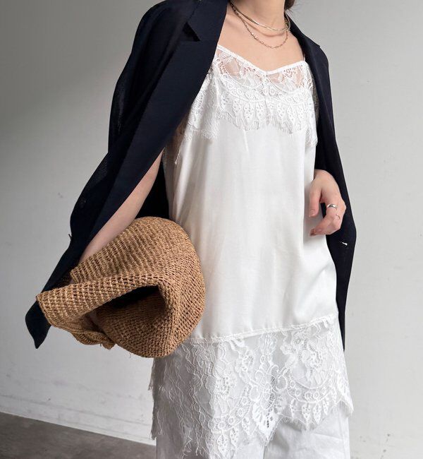  「レースキャミチュニック」|シャツ・ブラウス|