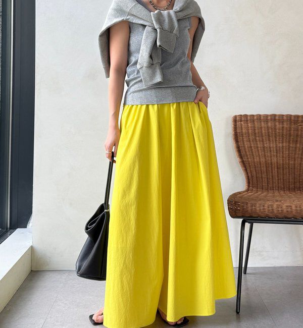  「ラメリブチュールタンク」|Tシャツ・カットソー|