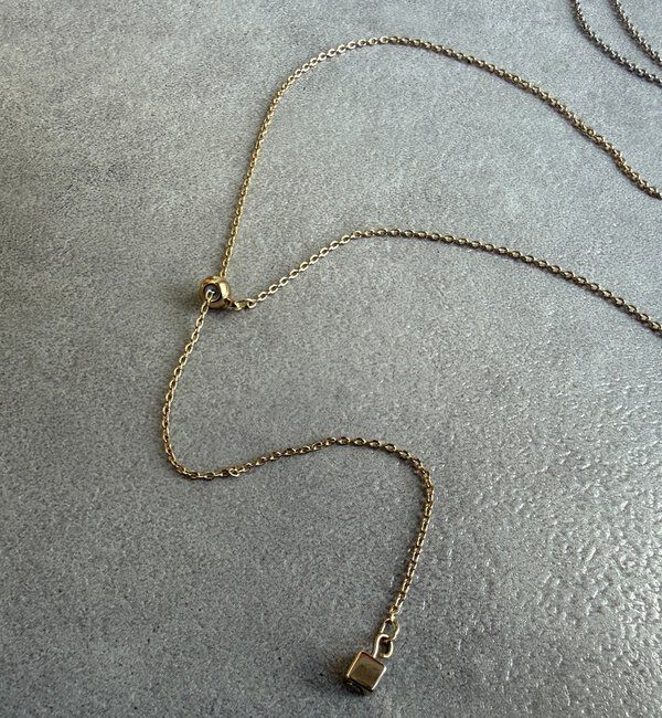  「ハートトップロングネックレス」|ネックレス|