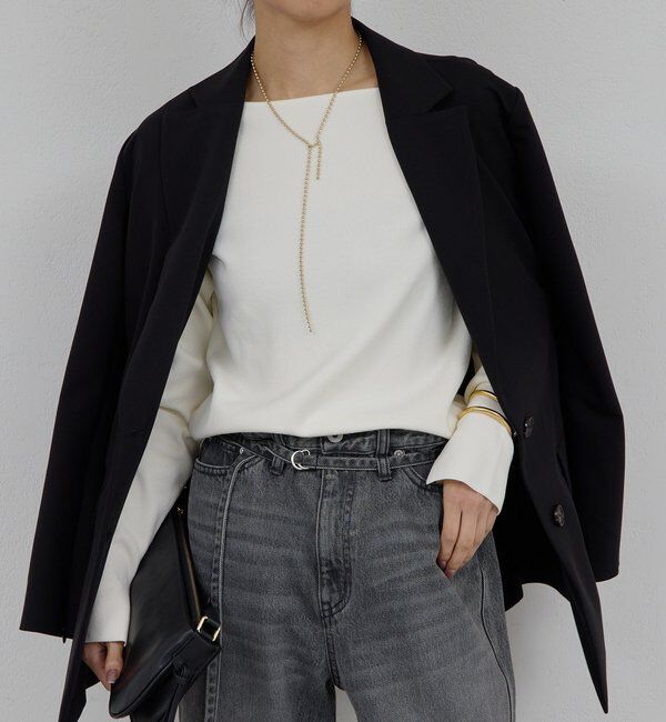  「ボールチェーンアレンジネックレス」|リング|