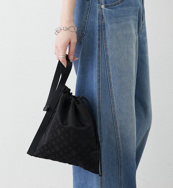  「ナイロンジャガード巾着ポーチ L」|その他|