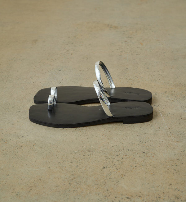  「【GALENA/ガレナ】スクエアラバーサンダル」|ロングブーツ|