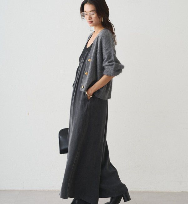  「レースサテンキャミオールインワン」|ワンピース|